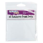 3D Adhesive Foam Dots, 3mm x 272 Pieces, Small